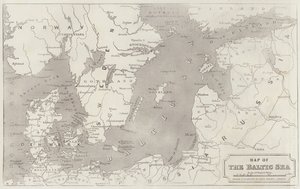 バルト海の地図